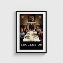 Succession Dizi Posteri Tablo Çerçeveli Poster Duvar Dekorasyonu Siyah Çerçeveli Tablo Siyah Çerçeveli Tablo Dn11d482sıyah