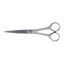 1278 M-539 Metal Saplı Düz Saç Makası No: 6,5 İnç / 16,51 Cm - Paslanmaz Çelik
