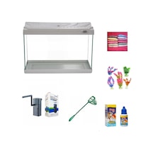Kanki Pet 30 Cm Akvaryum Hazır Set 3018 Beyaz