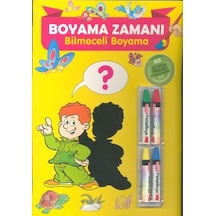Boyama Zamanı: Bilmeceli Boyama- Parıltı Yayınları