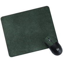 Cbtx Süet Deri Mouse Pad Kaymaz Tabanlı Oyun Çalışma Mousepad Mouse Mat, Boyut: 30x24cm - Siyahımsı Yeşil