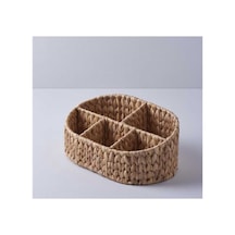 Willow Bölmeli Sepet 32 22 8/14 Cm Kahverengi