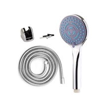 Single El Duşu Başlığı - 150 Cm Örgülü Duş Spirali Hortumu 2&apos Li Set