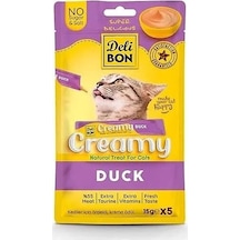 Delibon Creamy Ördekli 5x15 Gr Krema Kedi Ödül Maması