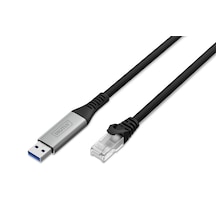 Usb-a - Rj45 Cat 6a S/ftp Kablosu, 1 Gbit/s, 15 Metre Usb 3.2 Gen