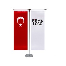 T Düz Masa Bayrağı (Direksiz)