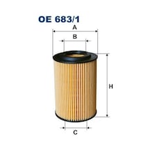 FILTRON OE683/1 Filtre Yag-(Honda: CIVic 1.4 05- / Accord 08- 2.2I-Dtec / Crv 07- 2.2I-Dtec) 15430RSRE01 OE6831 (WF672392)