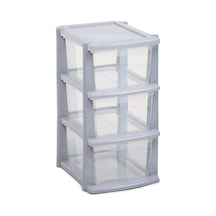 Bora Plastik Çekmeceli Dolap Büyük 3 Lü