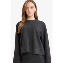 Defacto Loose Fit Uzun Kollu Tunik G4616ax25wnar190 Antrasit-ar190