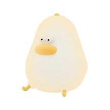 Çocuk Gece Lambası, Dokunmatik Sensörlü Zamanlayıcılı Civciv Lamb Çok Renkli