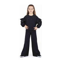 Bestkids Kız Çocuk Kolları Volanlı Sweatshirt 001