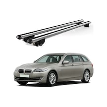 Kanca Bmw 5 Serisi 2010-2016 Uyumlu Gri Kilitli Ara Atkı 120cm Port Bagaj Tavan Barı