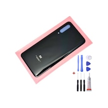 Xiaomi Mi 9 Siyah Arka Cam Kapak Pil Kapağı Tamir Set B7000 Set Siyah