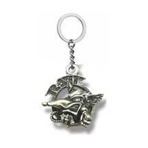 Ratt Band Logo Gümüş Renk Unisex Metal Anahtarlık Glam Metal Aksesuar