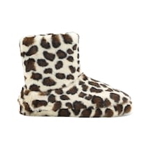 Nine West VORCEN 1 PR Leopar Kadın Ev Terliği Kahverengi