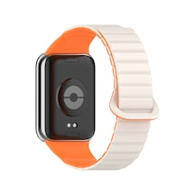 Xiaomi Mi Band 8 Pro Silikon Kordon Zore Krd-105 Strap Kayış-starlight-turuncu