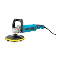 Bakır Sargı Yüksek Motor Gücü Devir Ayarlı Polisaj Zımpara Cila Pasta Cila Makinesi 180mm Çanta