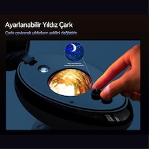 Wanbo Eva Galaksi Projeksiyon Gece Lambası 4 Farklı Gökyüzü Modu Bluetooth Hoparlör