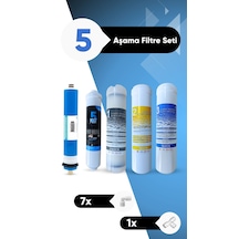 Kapalı Kasa Su Arıtma Cihazları İle Uyumlu 5li Su Arıtma Filtresi