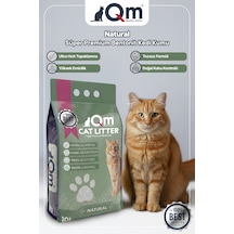 Qm Natural Süper Premium Bentonit Kedi Kumu 10 L