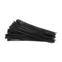 Siyah Kablo Bağı Plastik Cırt Kelepçe 4.8x300mm 30cm 100