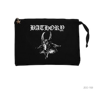 Zepplin Giyim Bathory Siyah Clutch Astarlı Cüzdan / El Çantası