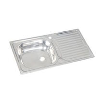 Ekosan 43.5 x 86 Ankastre. Paslanmaz Eviye + Sifon