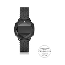 Upwatch Iconıc Black One Set Wıth Swan Topaz Unisex Kol Saati