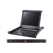 Aten Cl1000ma 17 İnch Lcd Amerikan Klavye Touchpad Kvm Switchi Olmayan Konsol