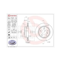 Bmw 316i E46 Arka Fren Diski 1999-2005 Brembo 09772711 2adettir