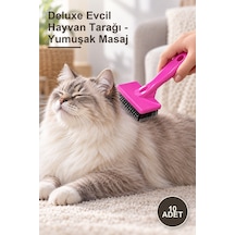 10 Adet Deluxe Evcil Hayvan Tarağı - Yumuşak Masaj