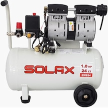 Solax HM0.55JW/24 1 Hp 8 Bar 24 LT Süper Sessiz Hava Kompresörü