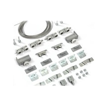 Albatur 120 Kg Ayarlı Halatlı Senkronize Sürgülü Kapı Sistemi