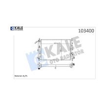 Motor Su Radyatoru Escort Clx 1.6 Zetec 95 01 2 Sıra Al Pl Kale Radyatör 94at8005ba
