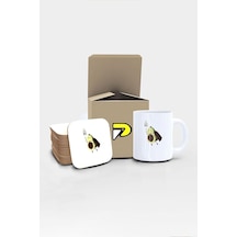 Eğlenceli Tasarımlı Baskılı Kupa Bardak Seti Eğlenceli Özel Hediye Mug Diğer