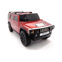 Hummer Jeep Görünümlü Bluetooth Speaker, Usb, Sd Kart, Fm Radyo, Şarjlı Taşınabilir Kablosuz Hoparlör, Kırmız