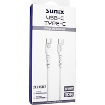Sunix Sc-94 Usb-C Type-C Data ve Şarj Kablosu 20W Kablo