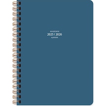 Keskin 16 23 Spiralli Akademik Ajanda - Mavi Çok Renkli