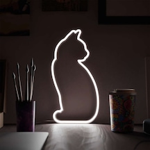 Just Mustard Cat Led Işık Çok Renkli