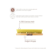 %100 Kaktüs Kılı Pürüsüzleştirici Vücut Fırçası Belirtilmemiş