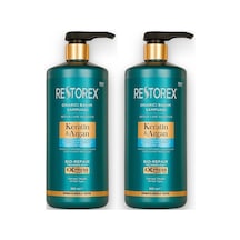 Keratin Argan Onarıcı Bakım Şampuanı 900 Ml 2 Adet