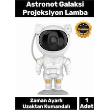 Özel Üretim Zamanlayıcı Uzaktan Kumandalı Pilli Yıldız Samanyolu Astronot Galaksi Projeksiyon Lamba