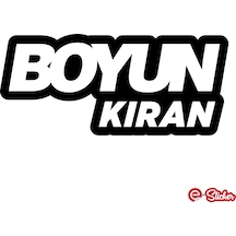 Boyun Kıran Oto Cam Sticker Araba Sticker