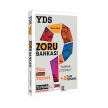 Yargı Yds Tüm Soru Türleri Zoru Bankası Çözümlü - Erkan Önler Yargı Yayınları