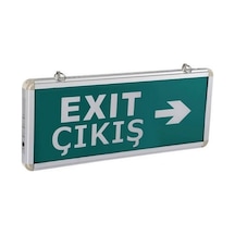 Cata Ct-9166 Exıt Çıkış Armatürü Ledli 4 Saat Akülü Yönlendirme Armatürü