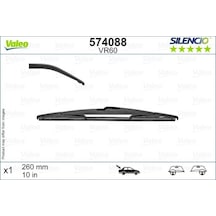 Sılecek - 748 - Supurgesı Arka 260mm Mercedes B-class W246 11 18 . Renault - Edntrend - Captur 20