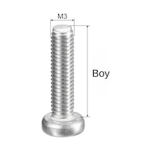 M3x8mm Ysb Vida Dın7985 Yıldız Silindir Başlı Civata 10 Adet Diğer