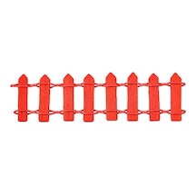 Kırmızı Ahşap Bahçe Çit Figür 10.5x2.8 CM 1 Adet