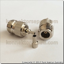 N Dişi Kablo Konnektörü RG316 RG174 RG188 LMR100 50Ω