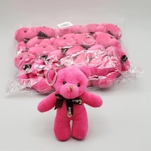 Hubrendy Emin Peluş Ayıcık Anahtarlık Pembe